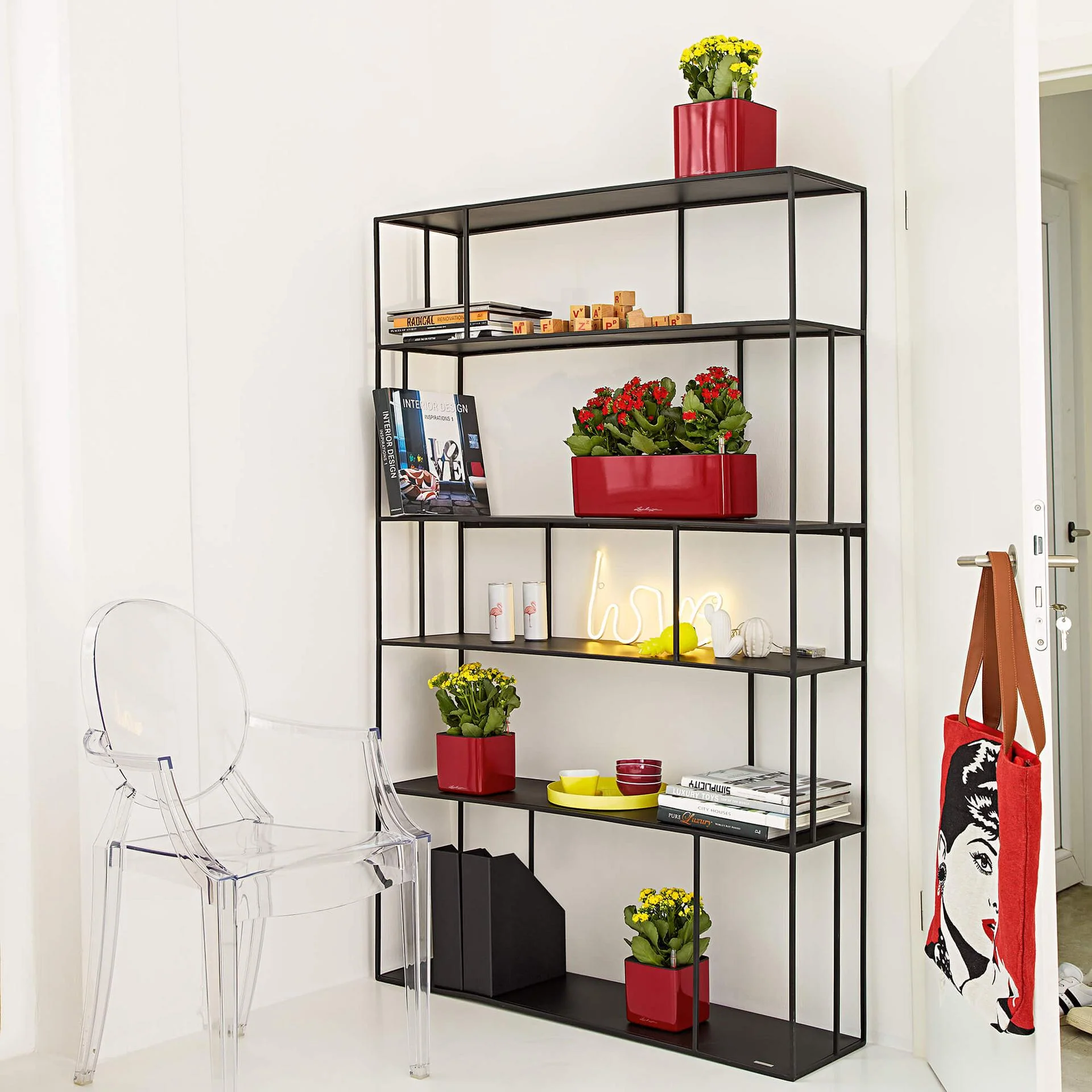 Lechuza Self Watering Planter Box - Glossy CUBE Triple - Image 11