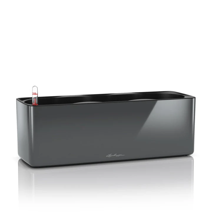 Lechuza Self Watering Planter Box - Glossy CUBE Triple - Image 3