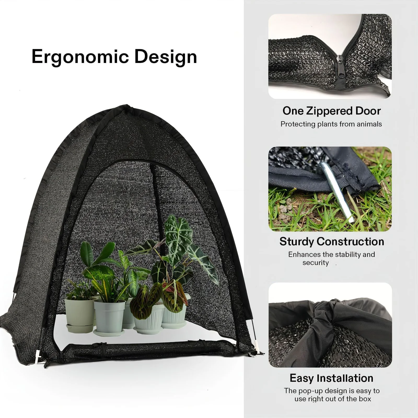 Maze 3 Pack Pop Up Shade Garden Cover – 0.92m² X 1m High - Image 3