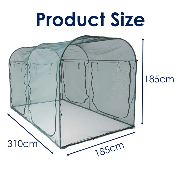 Maze Arch Net Crop Protection Cage – Large 3.1m x 1.85m x 1.85M - Image 3