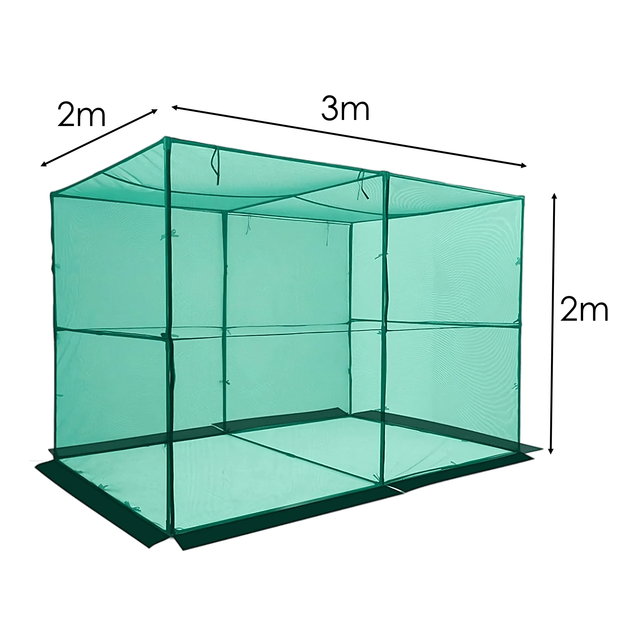 Maze Metal Frame Crop Protection Cage - Large 3m x 2m x 2m - Image 4