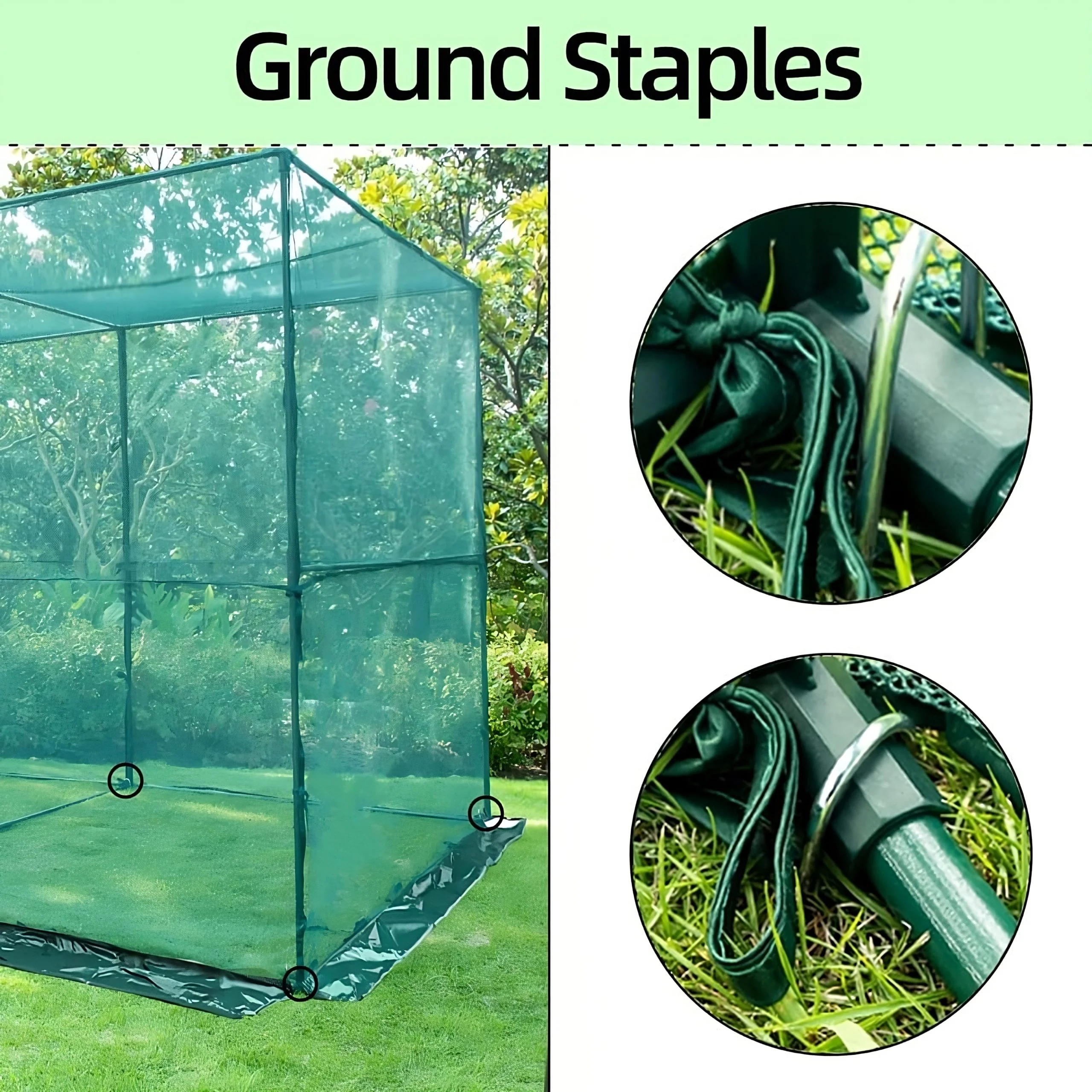 Maze Metal Frame Crop Protection Cage - Large 3m x 2m x 2m - Image 7