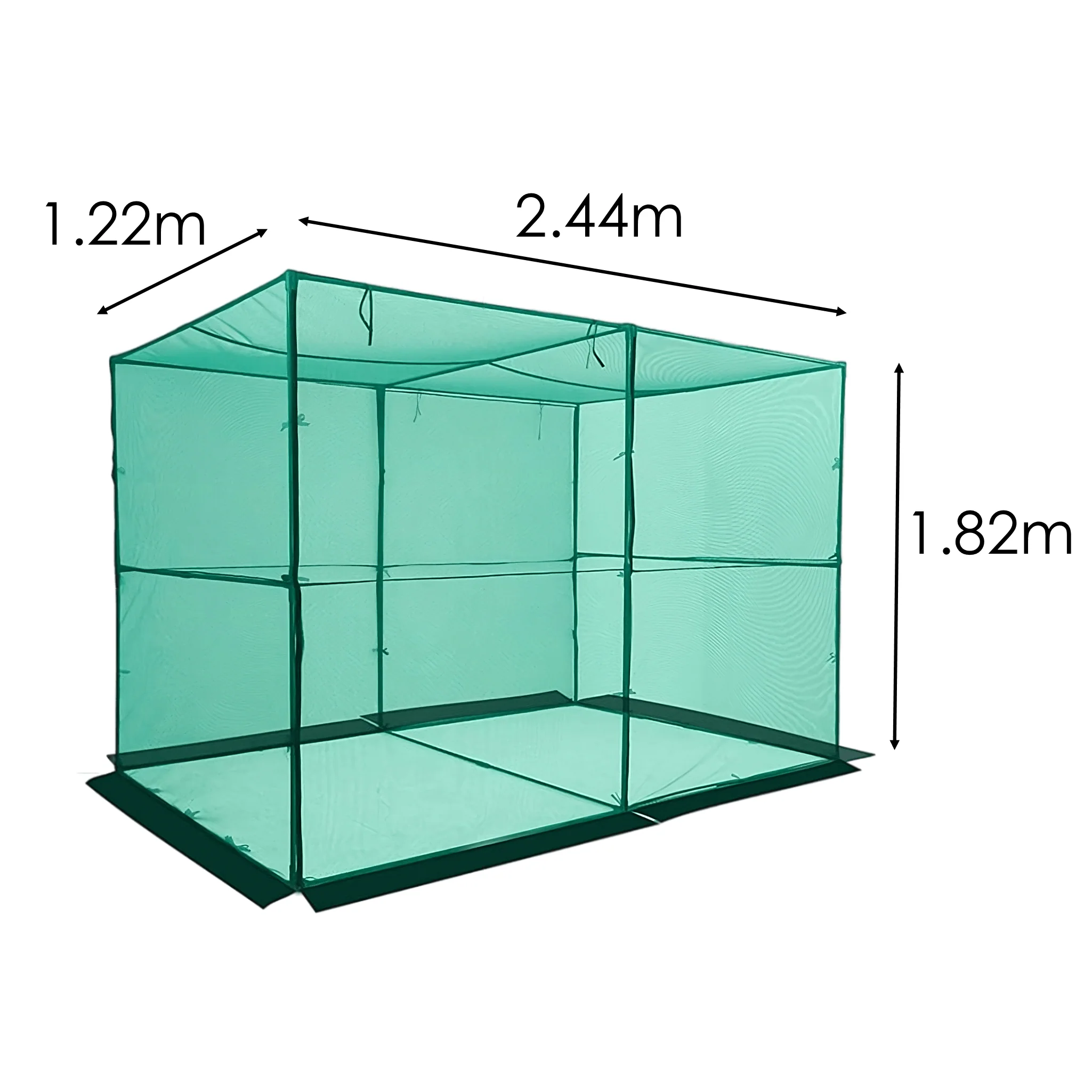 Maze Metal Frame Crop Protection Cage - Medium 2.4m x 1.2m x 1.8m - Image 10