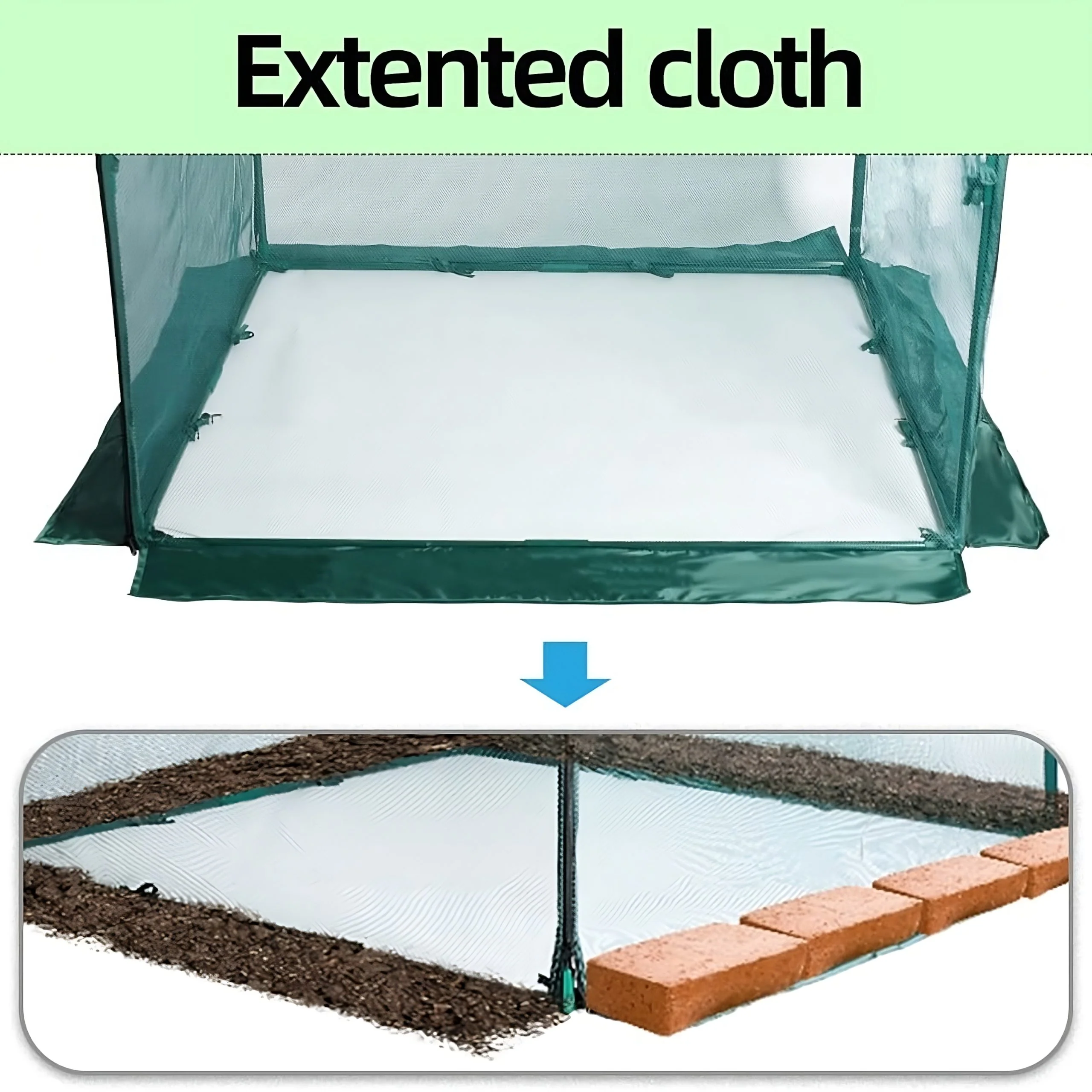 Maze Metal Frame Crop Protection Cage - Medium 2.4m x 1.2m x 1.8m - Image 6