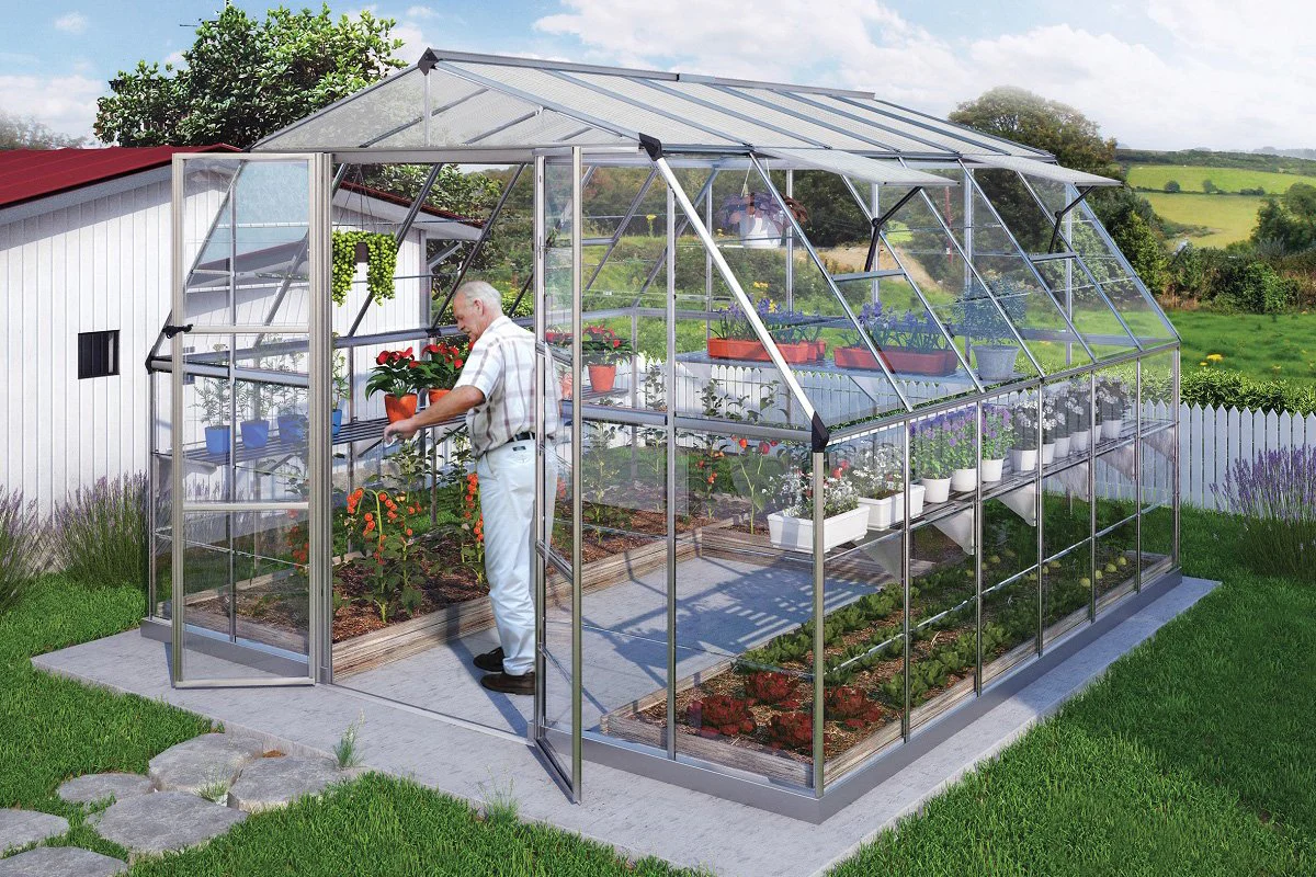 Maze Americana Premium Polycarbonate Greenhouse 12' x 12' - Image 4