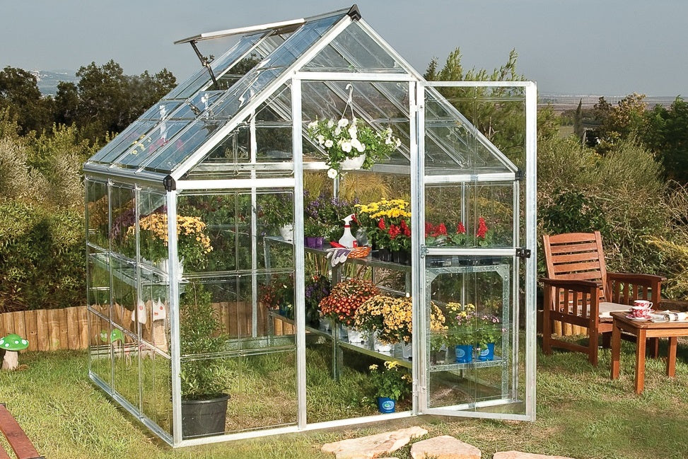 Maze Harmony Premium Polycarbonate Greenhouse 6' x 6' - Image 2