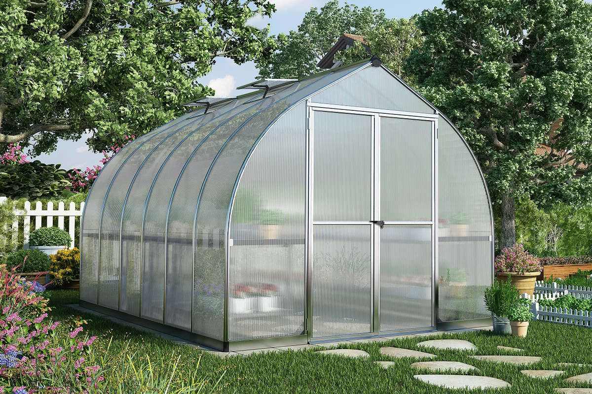 Maze Bella Premium Polycarbonate Greenhouse 8' x 12' - Image 2