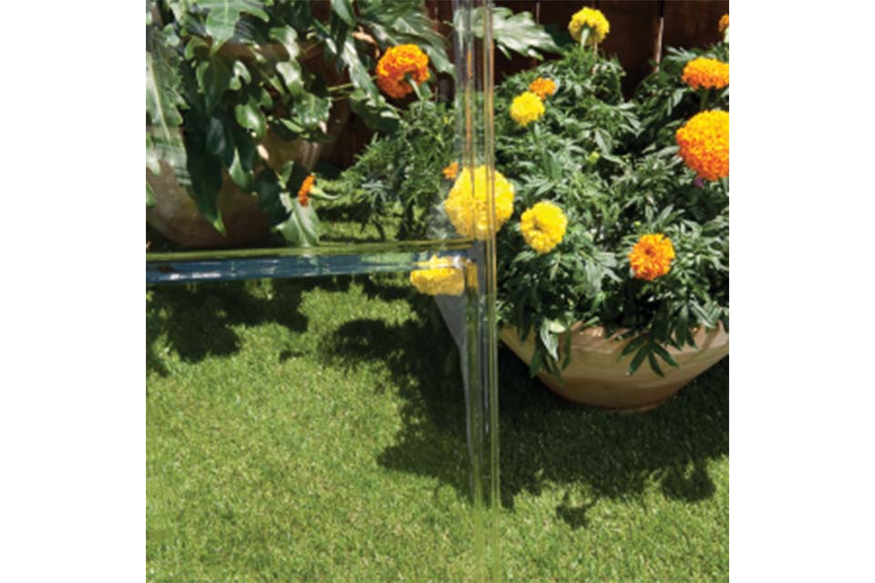 Maze Octave Premium Polycarbonate Greenhouse 8' x 12' - Silver Frame - Clear Roof - Image 8