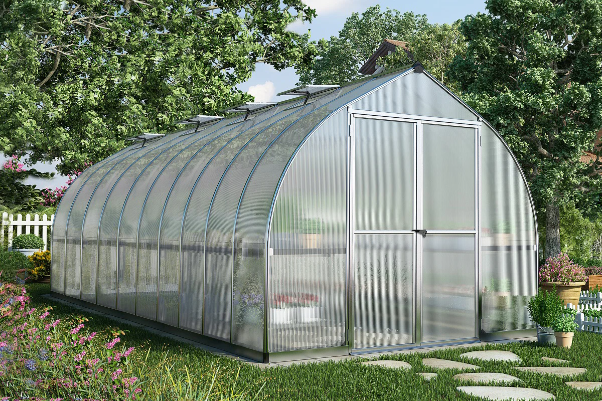 Maze Bella Premium Polycarbonate Greenhouse 8' x 20' - Image 2