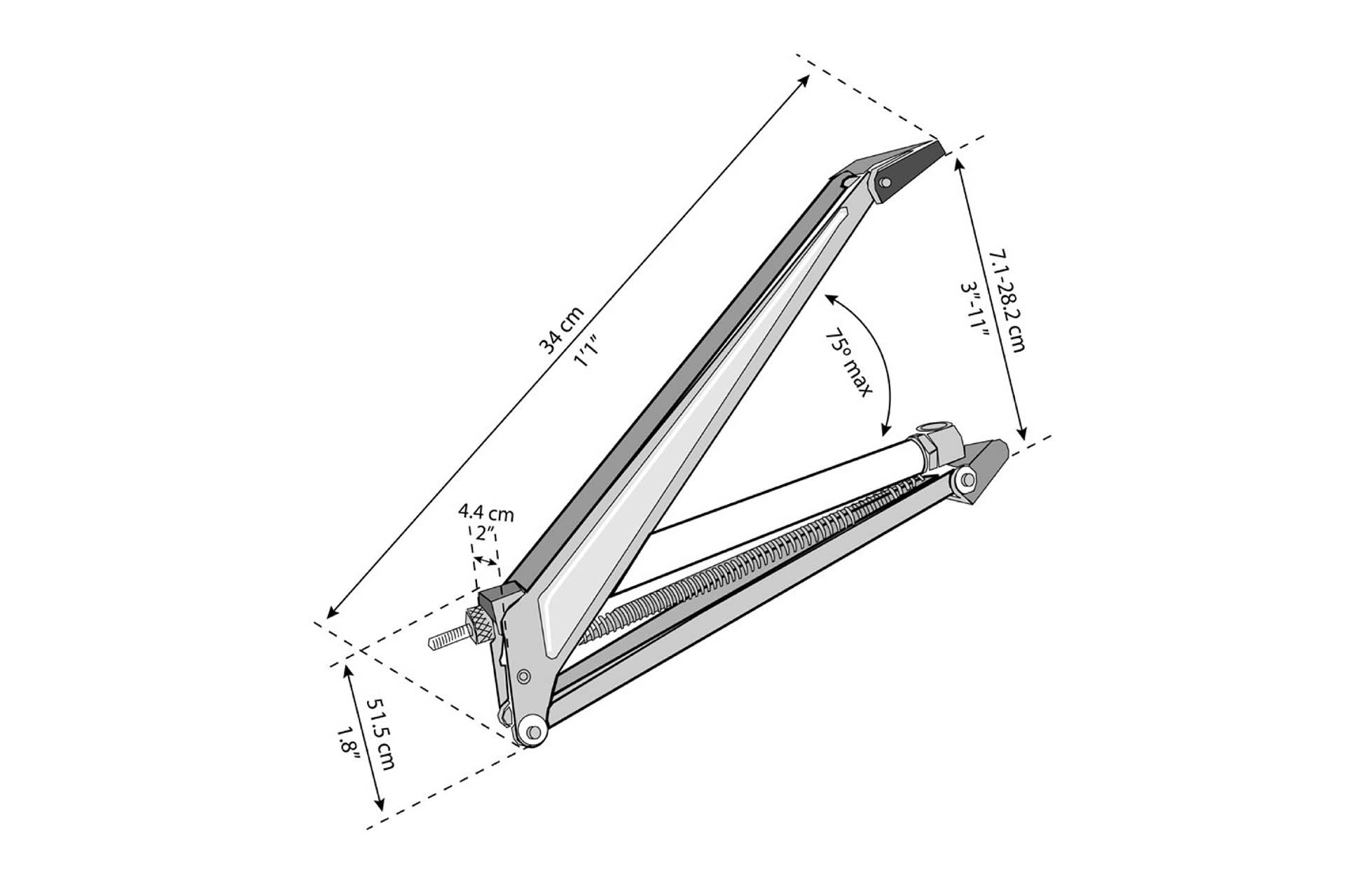 Maze Greenhouse Accessory - Automated Vent Arm - Image 4