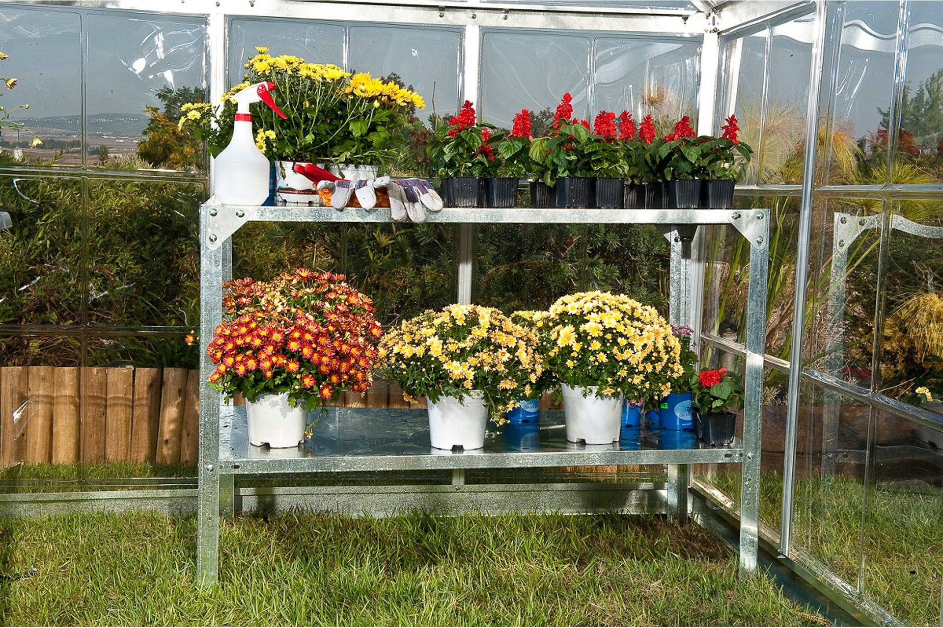 Maze Greenhouse Accessory - Steel Work Bench - Image 6