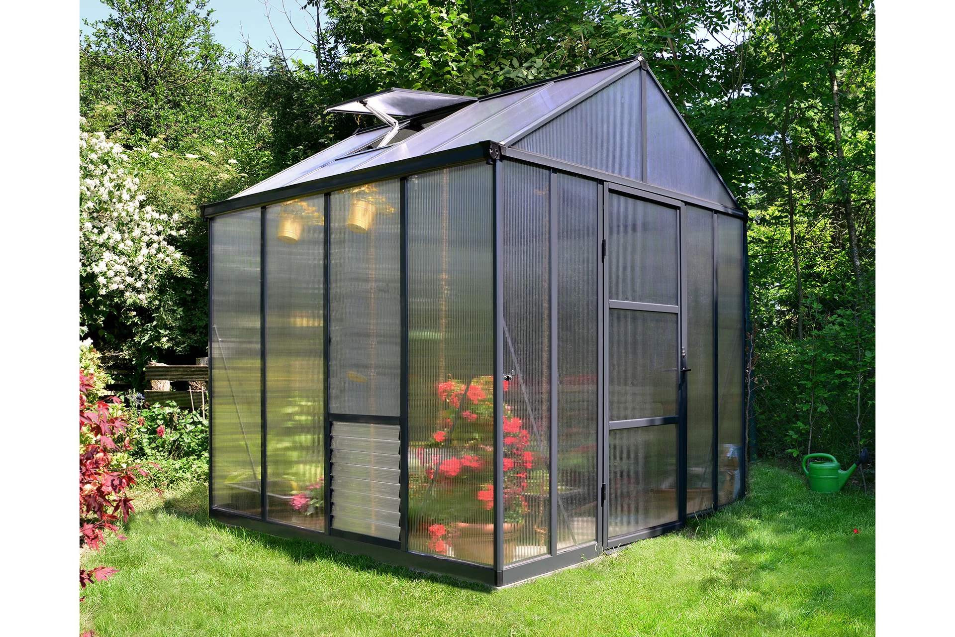 Maze Glory Premium Polycarbonate Greenhouse 8' x 8' - Image 2