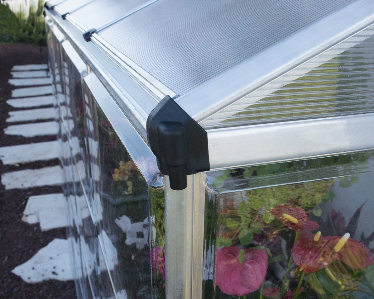 Maze Lean-To Premium Polycarbonate Greenhouse 8' x 4' - Image 4
