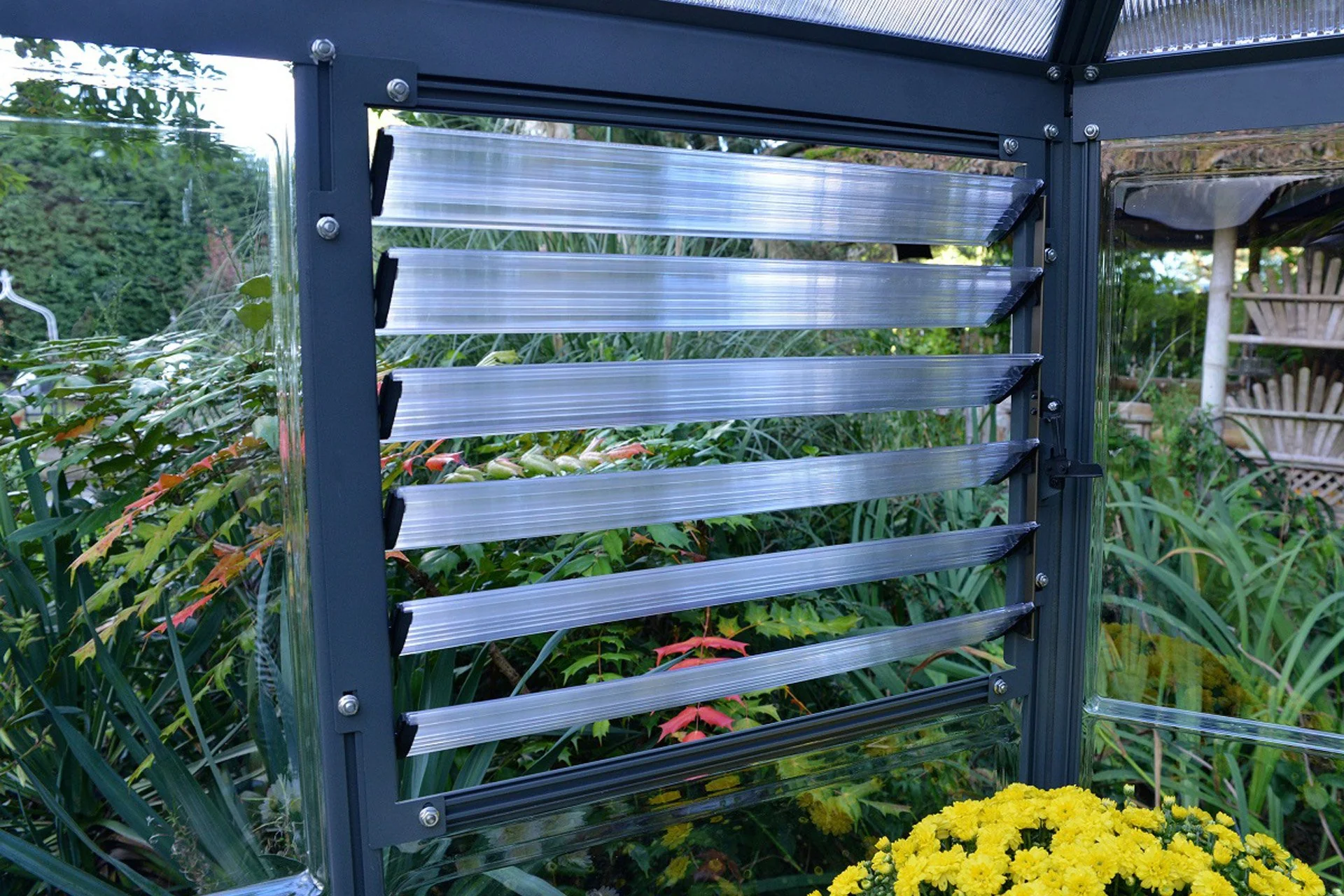 Maze Oasis Hex Premium Polycarbonate Greenhouse 8' - Image 4