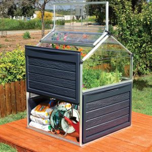 Maze Plant Inn Raised Garden Bed Planter with Mini Greenhouse - Image 10