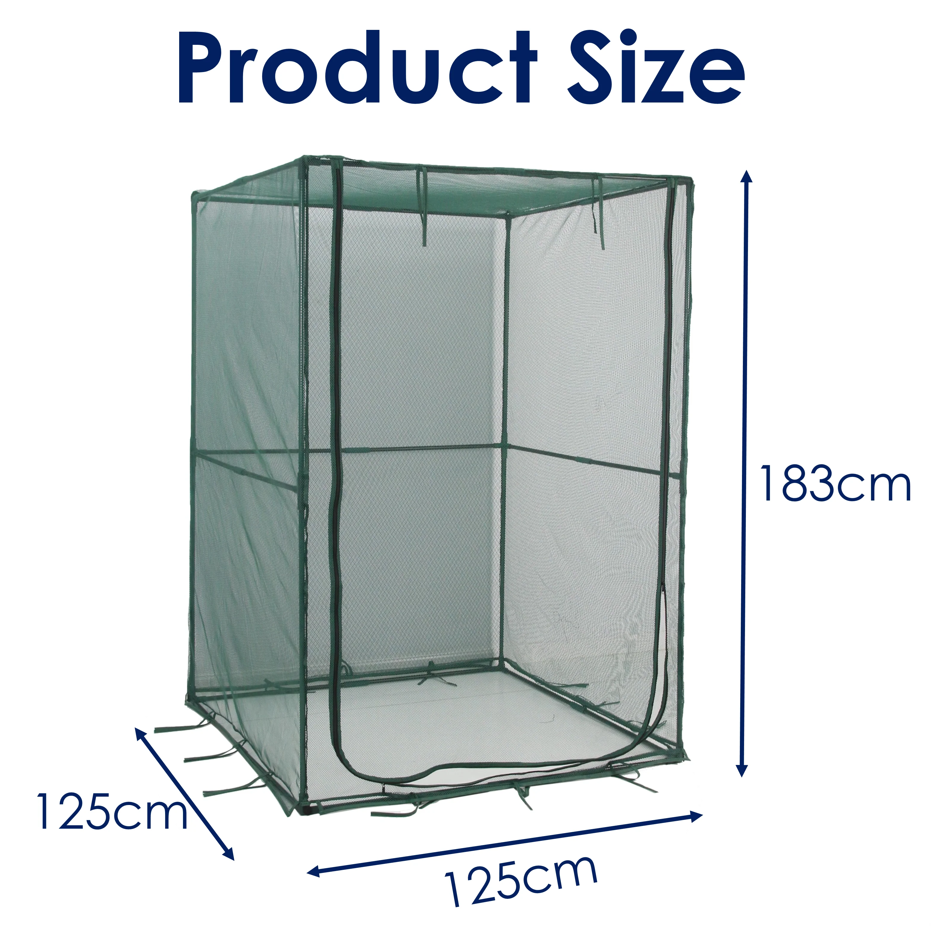 Maze Tall Netting Crop Protection Cage – 1.25m² X 1.8m High - Image 10