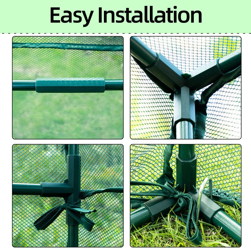 Maze Tall Netting Crop Protection Cage – 1.25m² X 1.8m High - Image 3