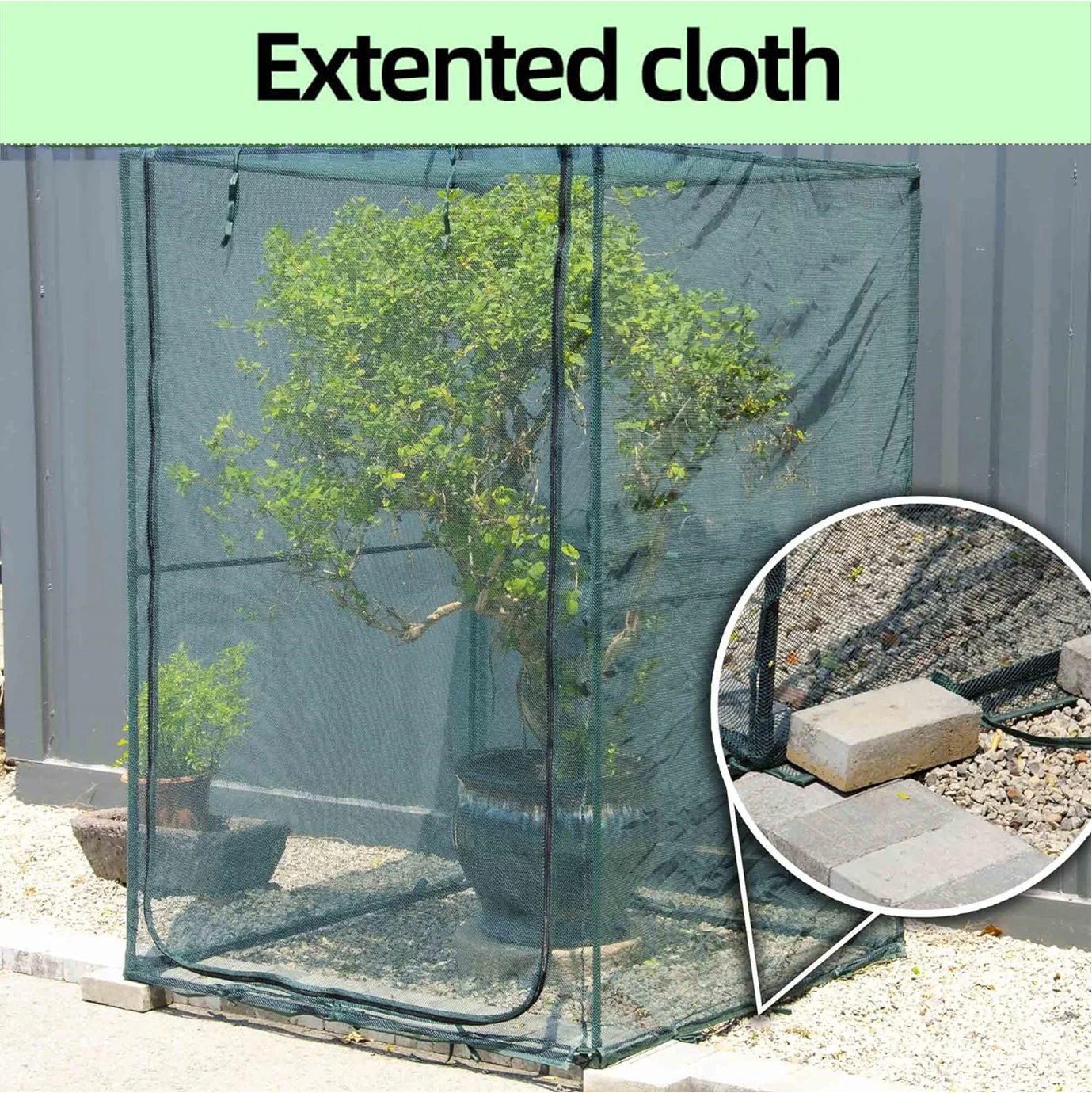 Maze Tall Netting Crop Protection Cage – 1.25m² X 1.8m High - Image 6