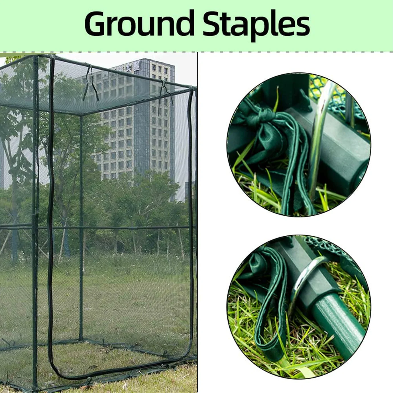 Maze Tall Netting Crop Protection Cage – 1.25m² X 1.8m High - Image 7