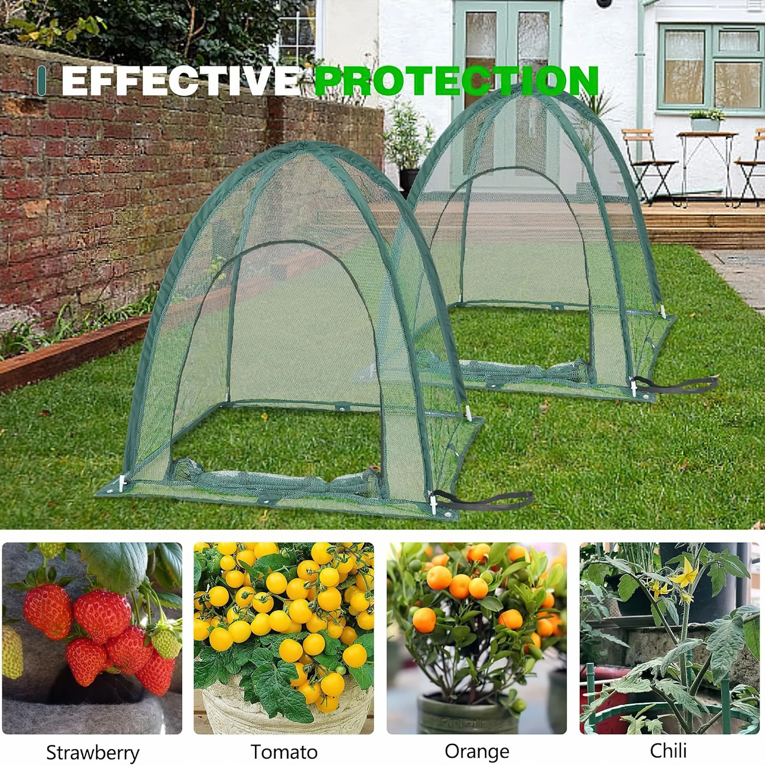 Maze Twin Pack Net Garden Covers – 0.92m² X 1m High - Image 4