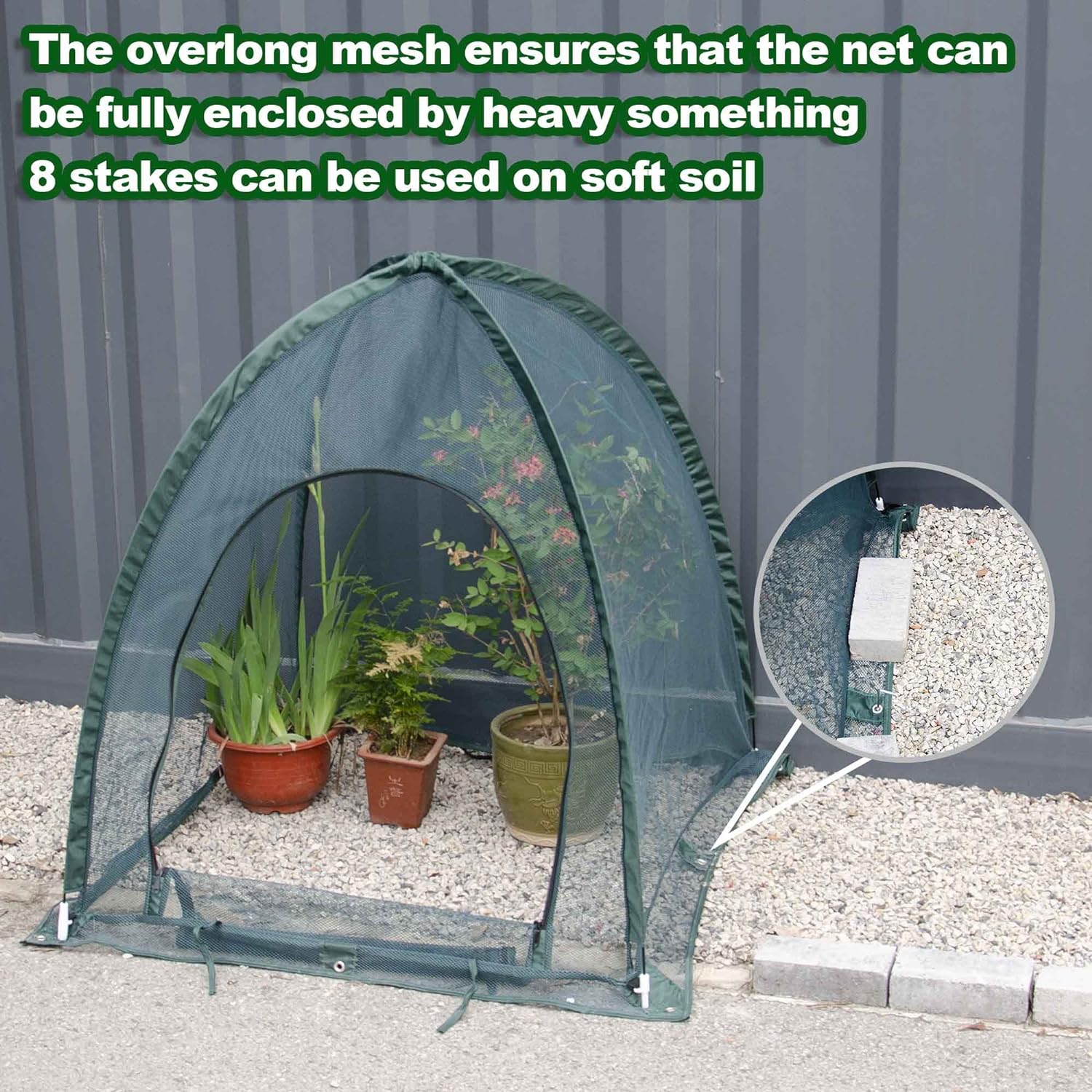 Maze Twin Pack Net Garden Covers – 0.92m² X 1m High - Image 6