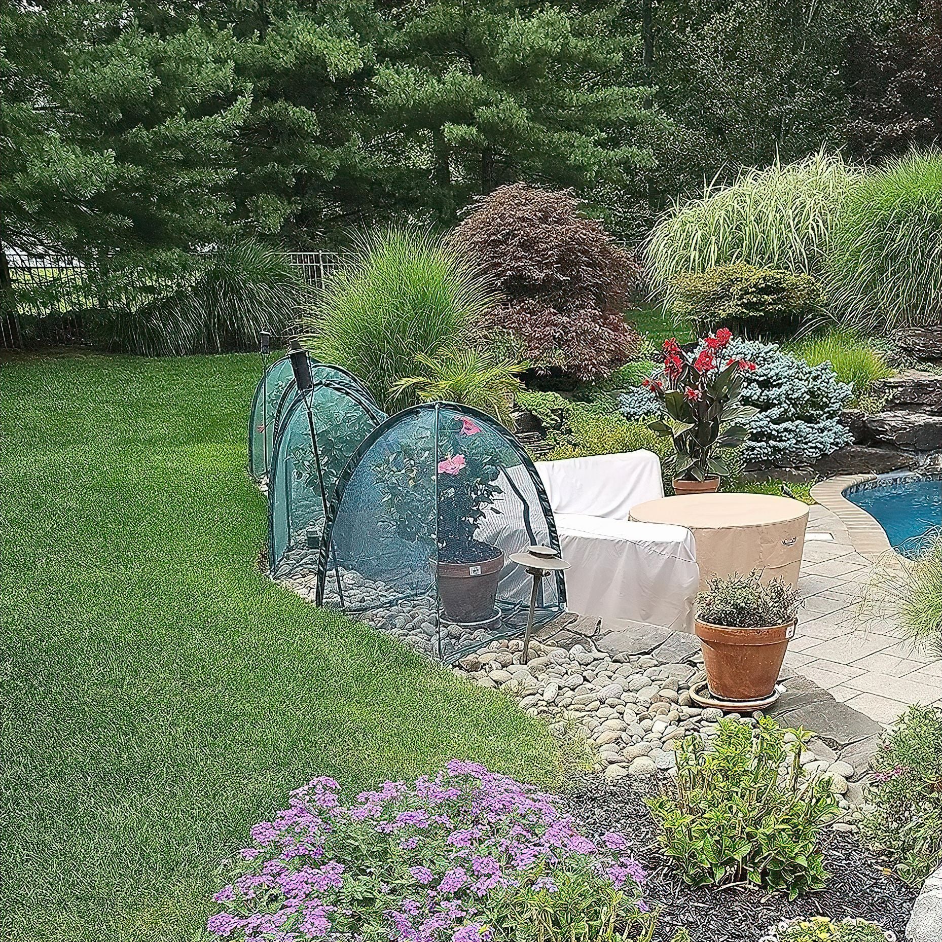 Maze Twin Pack Net Garden Covers – 0.92m² X 1m High - Image 8
