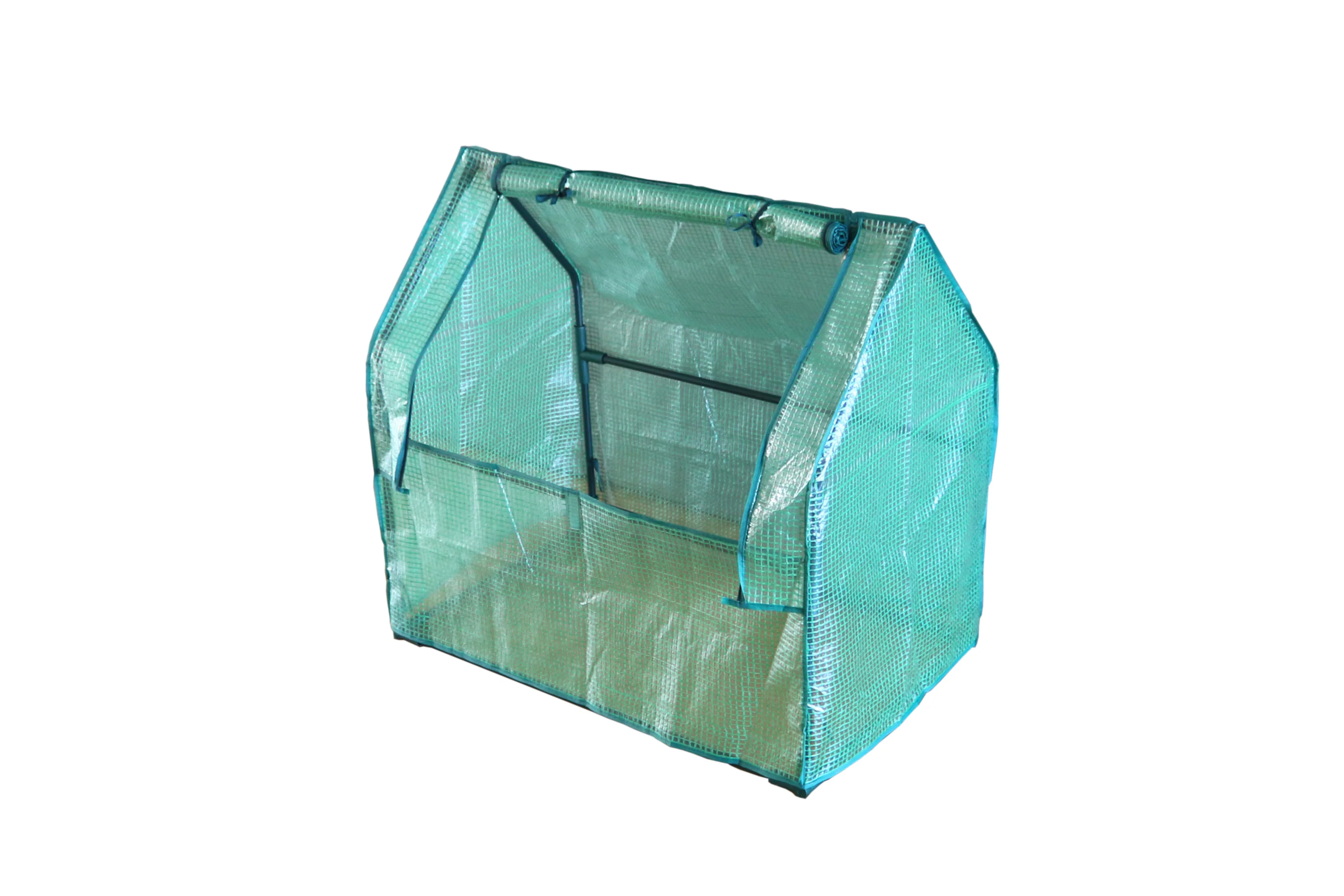 Greenlife Patio Garden Bed with Base Charcoal + Drop Over Greenhouse 880 x 580 x 820 - Image 3