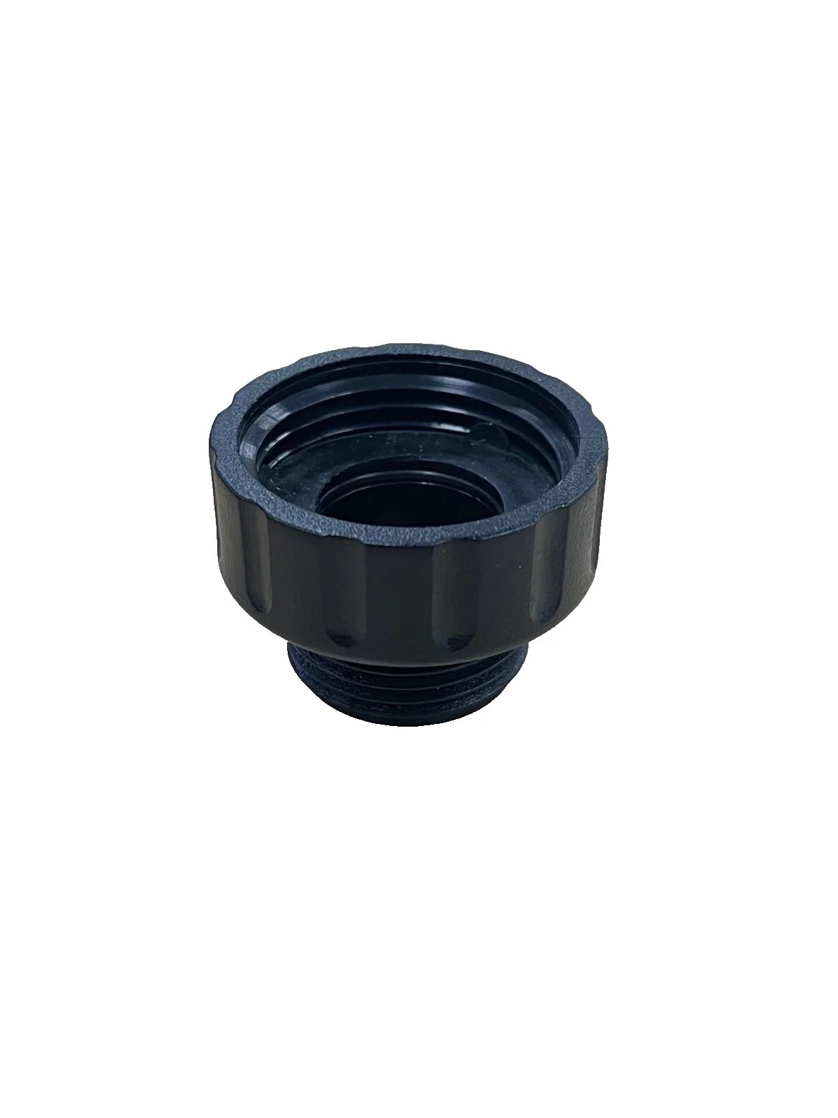 Plastic Garden Tap Reducing Adaptor 25mm Female x 20mm Male - Black - Image 3