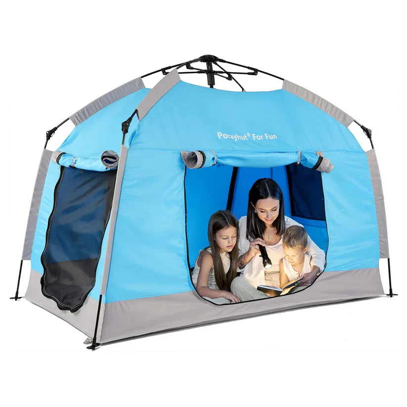 Maze Pop up Play and Sensory Tent with Light Strip - Blue - Image 2