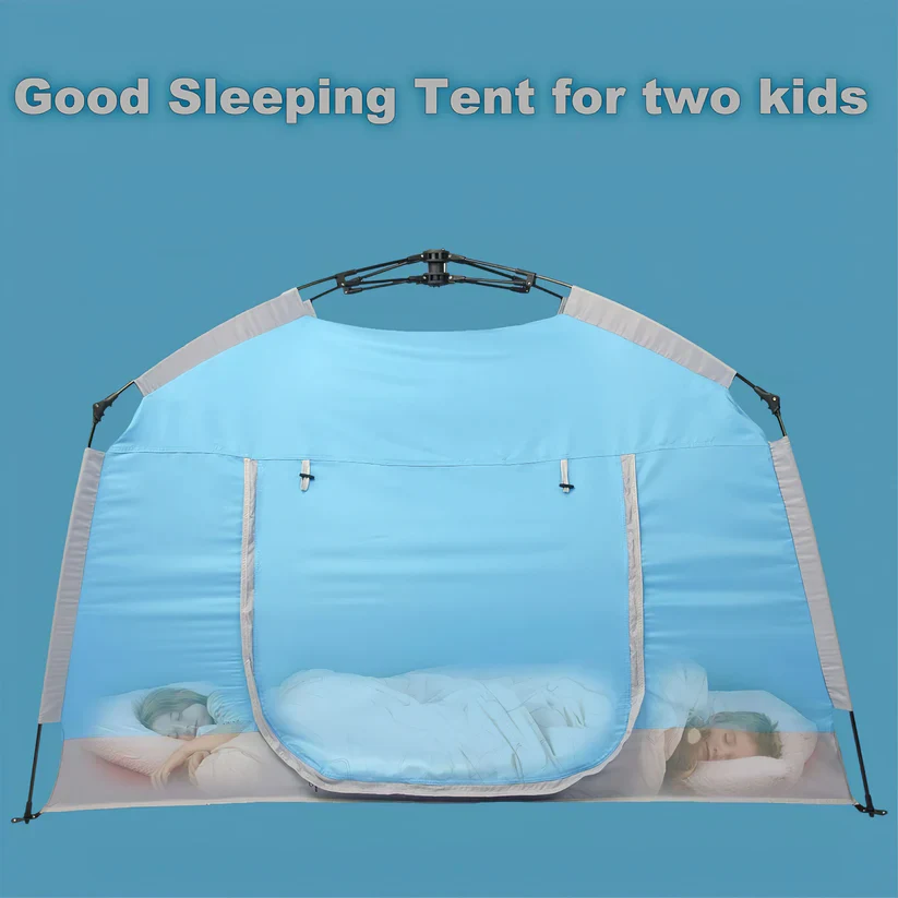 Maze Pop up Play and Sensory Tent with Light Strip - Blue - Image 3