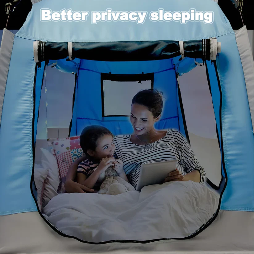Maze Pop up Play and Sensory Tent with Light Strip - Blue - Image 4