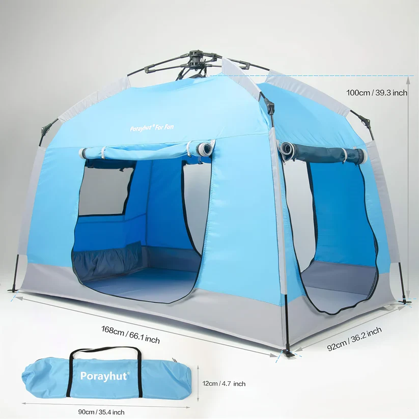 Maze Pop up Play and Sensory Tent with Light Strip - Blue - Image 7