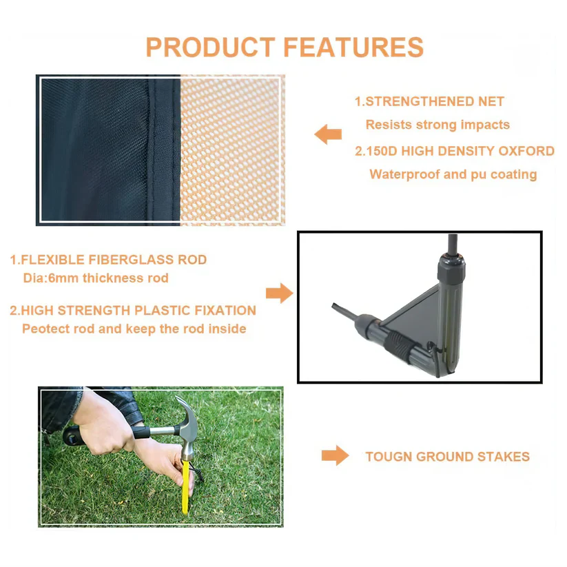 Maze Pop up Soccer Goal Set with Cones and Carry Bag - Arch - Image 4