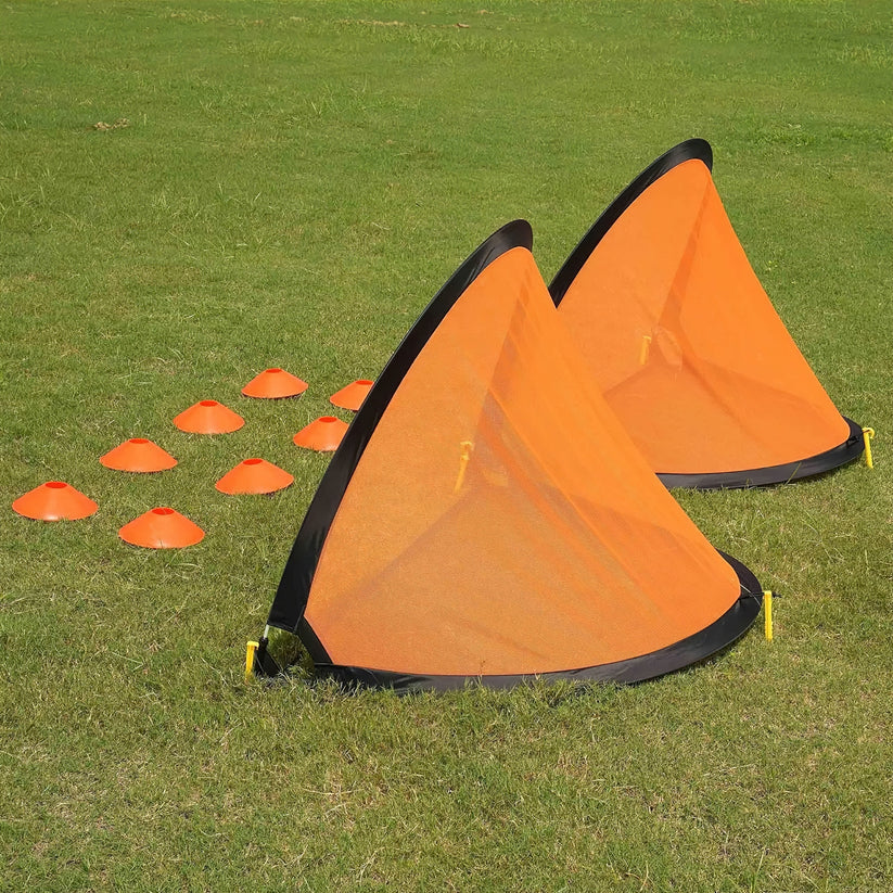 Maze Pop up Soccer Goal Set with Cones and Carry Bag - Arch - Image 5