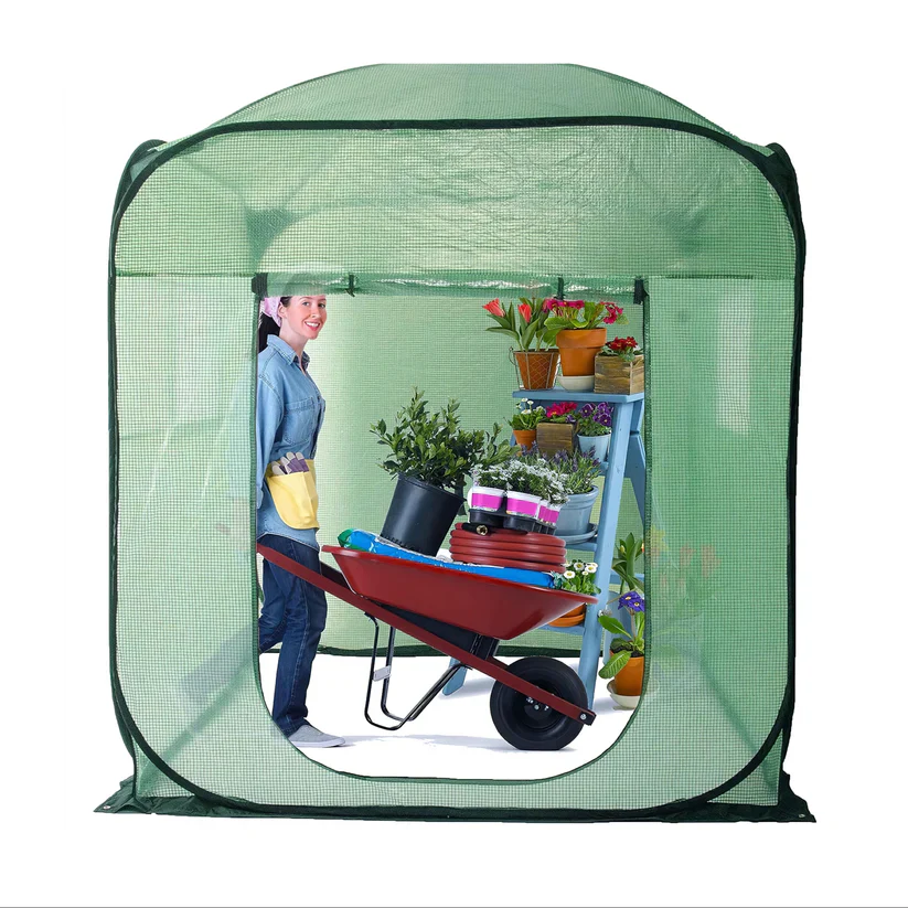 Maze Pop-up Tall Greenhouse Extra Large - 1830W x 1830D x 2150H mm - Image 2