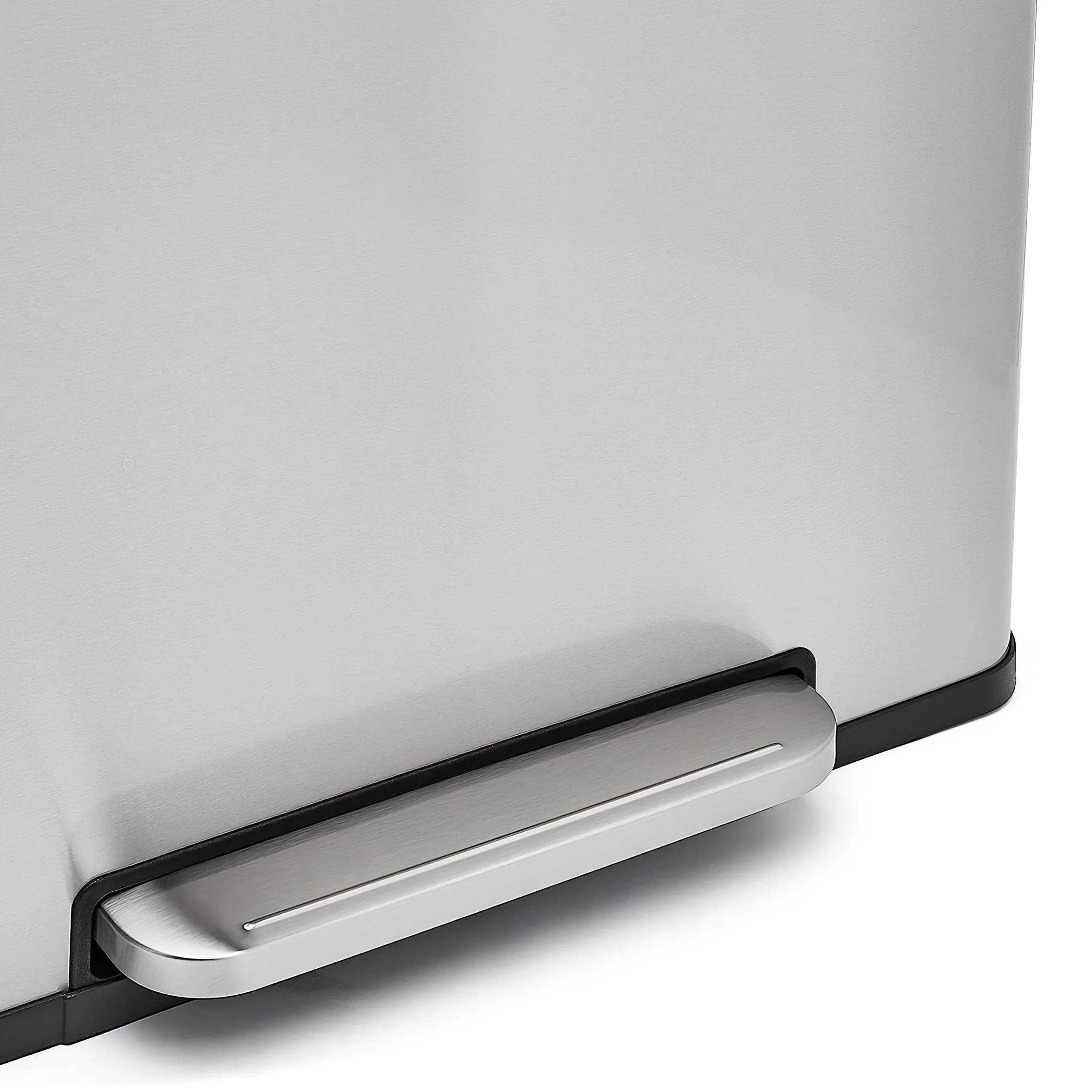 Stainless Steel 2 Compartment Pedal Bin - 2 x 30L - Image 4