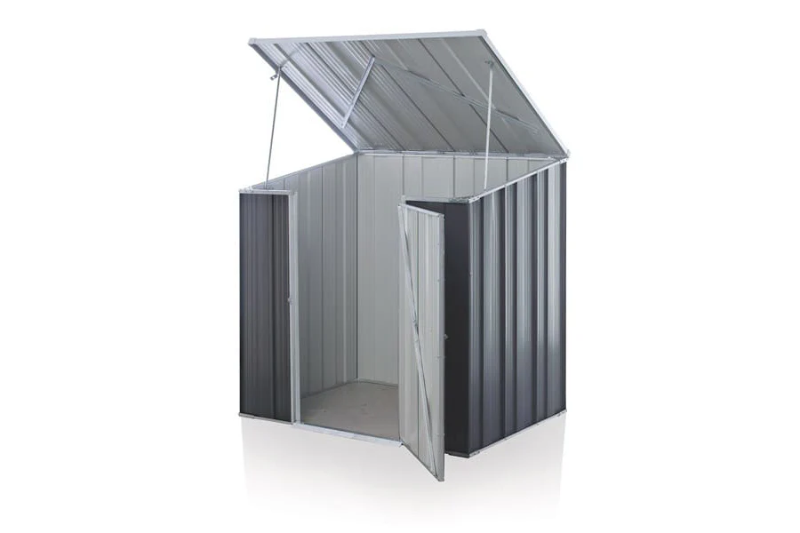 StoreMate Utility Storage S43 Steel Garden Shed - 1.41m x 1.07m x 1.48m - Image 4