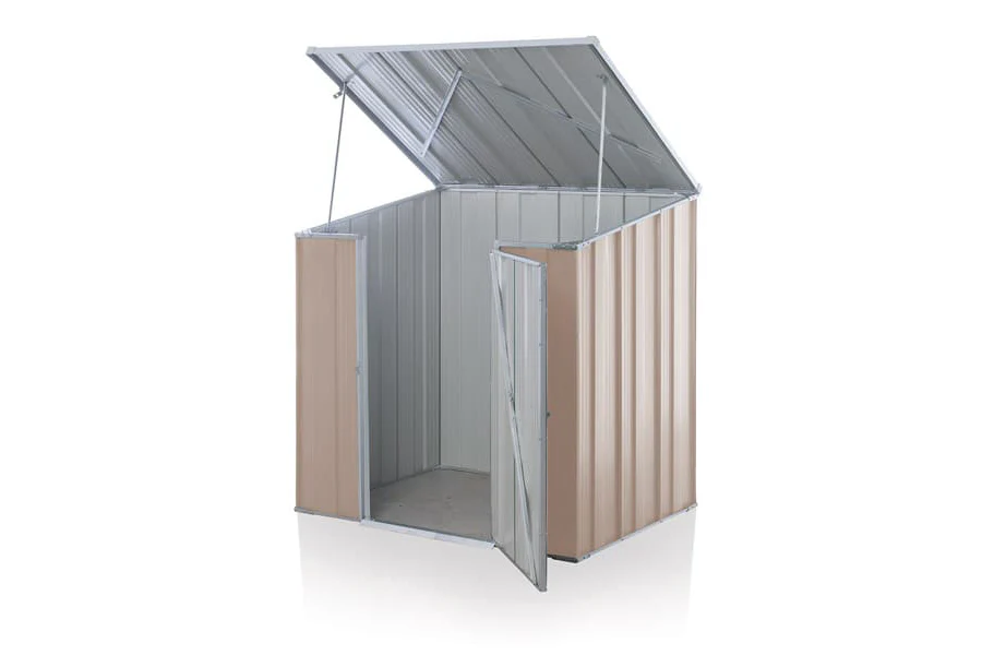 StoreMate Utility Storage S43 Steel Garden Shed - 1.41m x 1.07m x 1.48m - Image 5