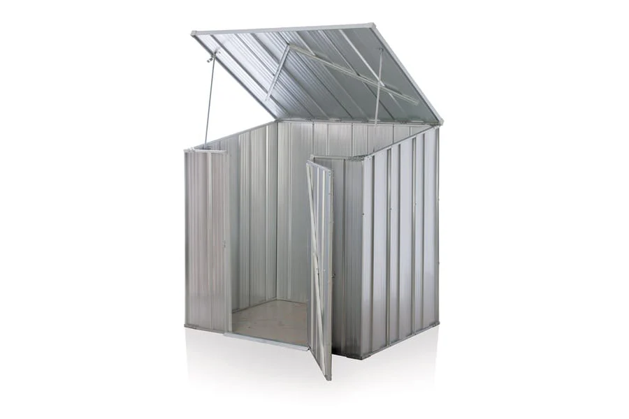 StoreMate Utility Storage S43 Steel Garden Shed - 1.41m x 1.07m x 1.48m - Image 6