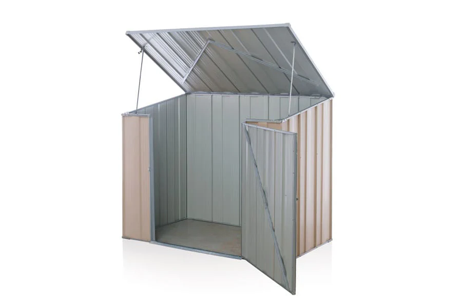 StoreMate Utility Storage S53 Steel Garden Shed - 1.76m x 1.07m x 1.26m - Image 4