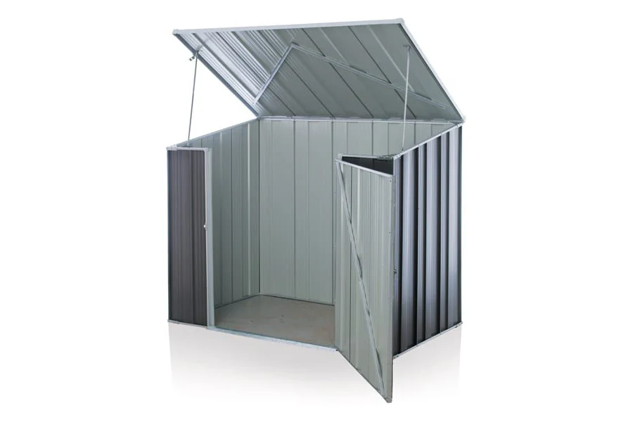 StoreMate Utility Storage S53 Steel Garden Shed - 1.76m x 1.07m x 1.26m - Image 5