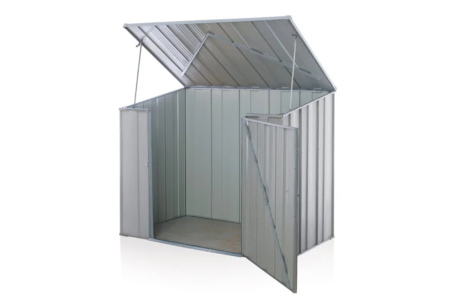 StoreMate Utility Storage S53 Steel Garden Shed - 1.76m x 1.07m x 1.26m - Image 7