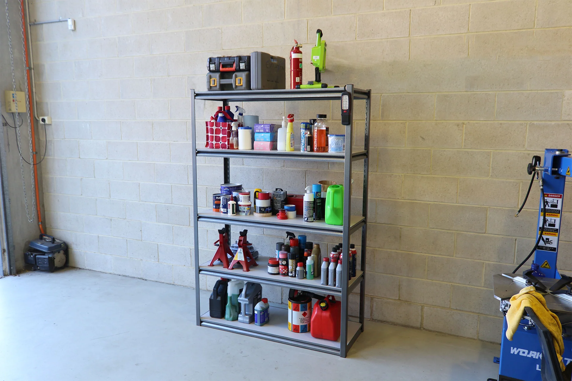 Summit Z Beam 5 Shelf Unit - 1830H x 1235W x 480D - Image 3