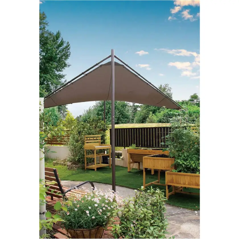 Takasho Four Post Steel Frame Butterfly Shade Gazebo - Image 2