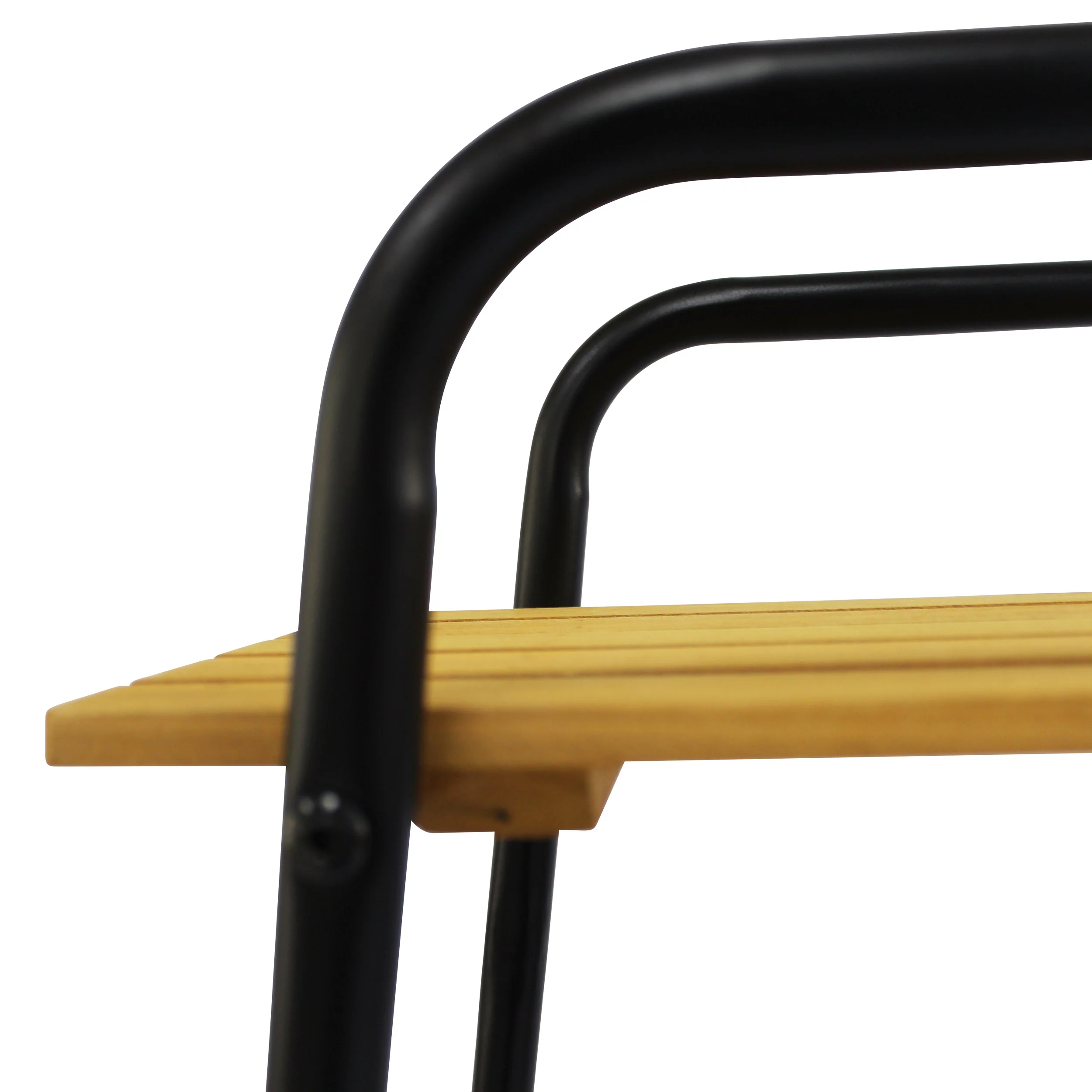 Takasho Moderno Tall Plant Stand 4 Shelf - Black/Natural Timber - Image 6