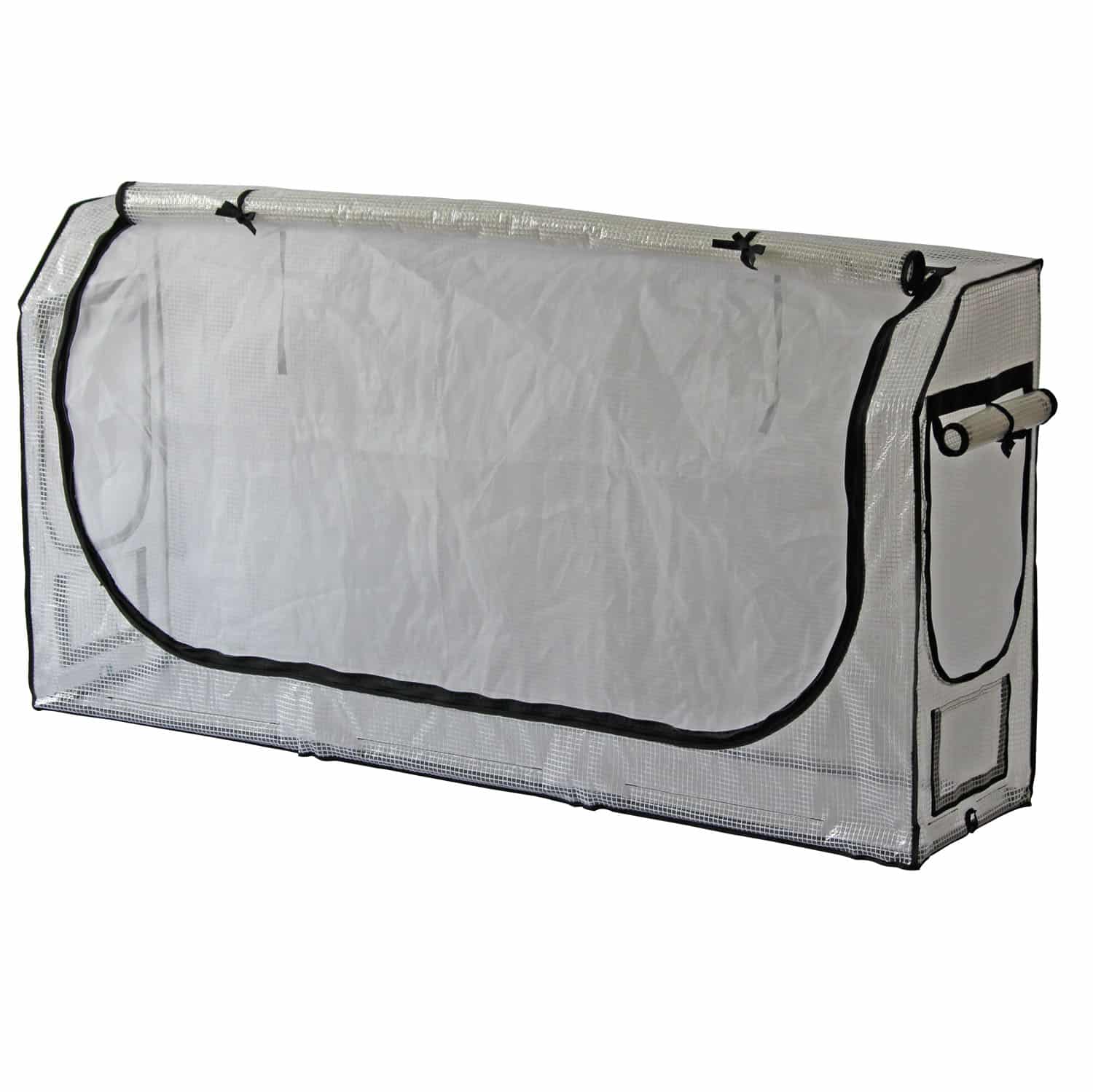 VegTrug 90cm Frame with PE Greenhouse and Shade Covers for Medium 1.8m Wall-hugger - Image 4
