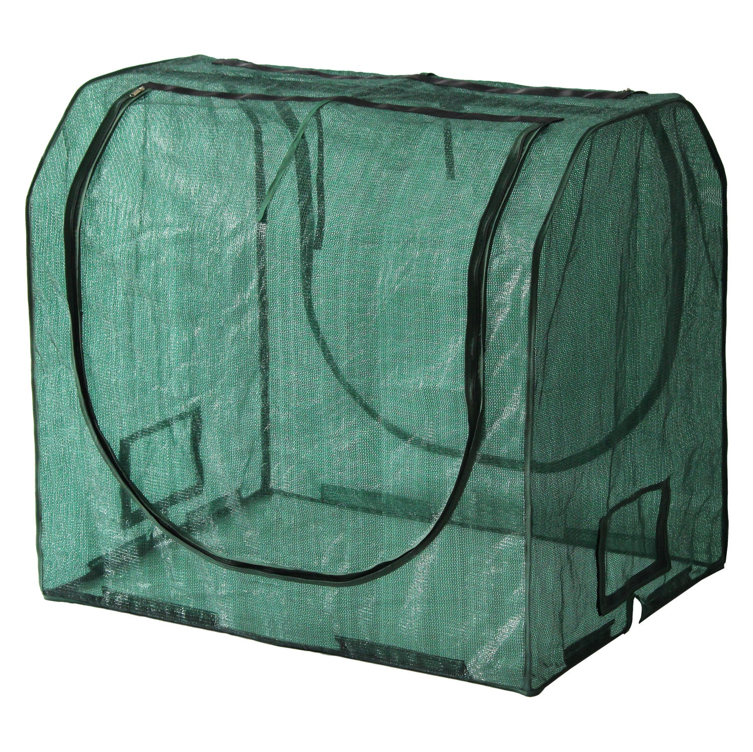 VegTrug 90cm Frame with PE Greenhouse and Shade Covers for Small 1m Classic Planter - Image 10