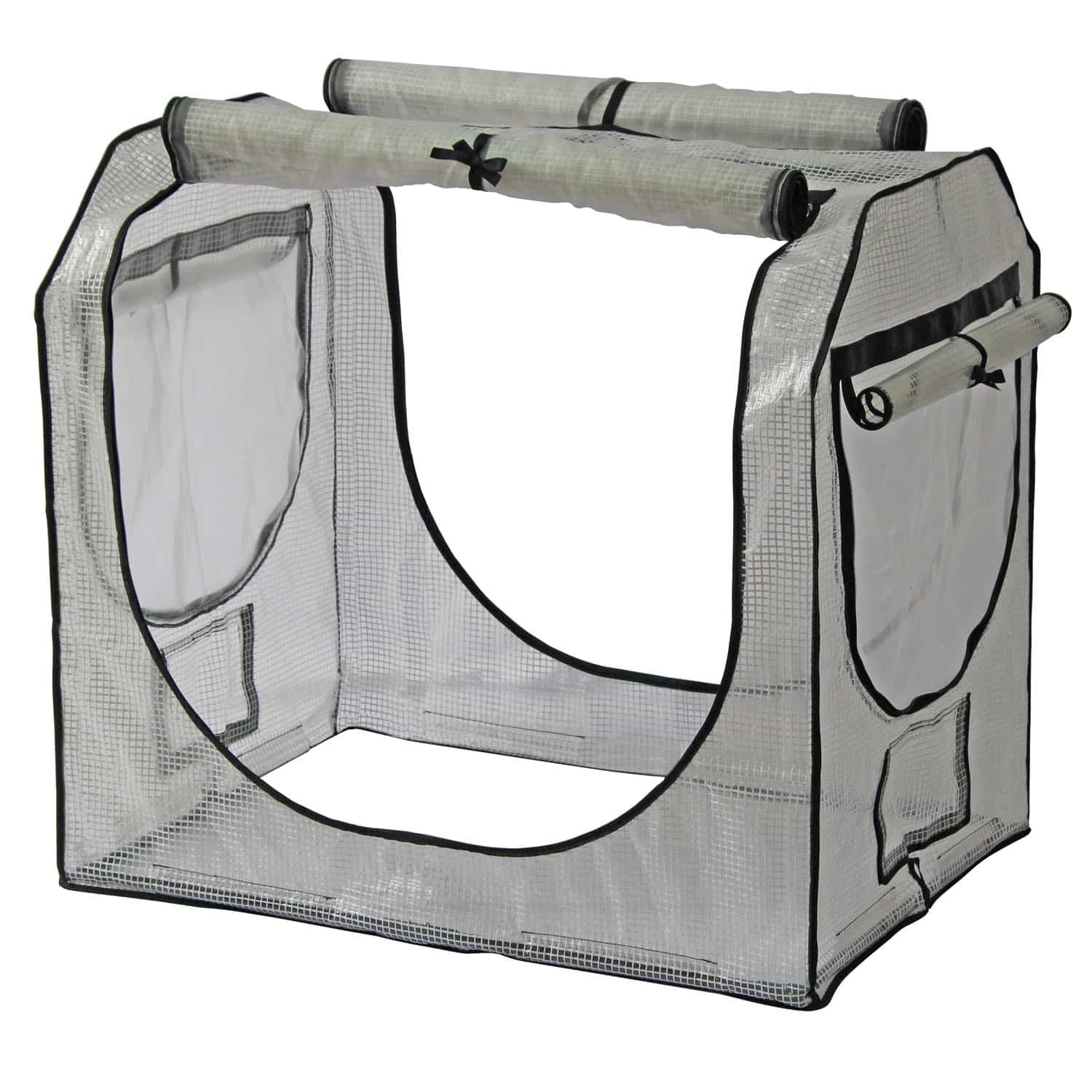 VegTrug 90cm Frame with PE Greenhouse and Shade Covers for Small 1m Classic Planter - Image 4