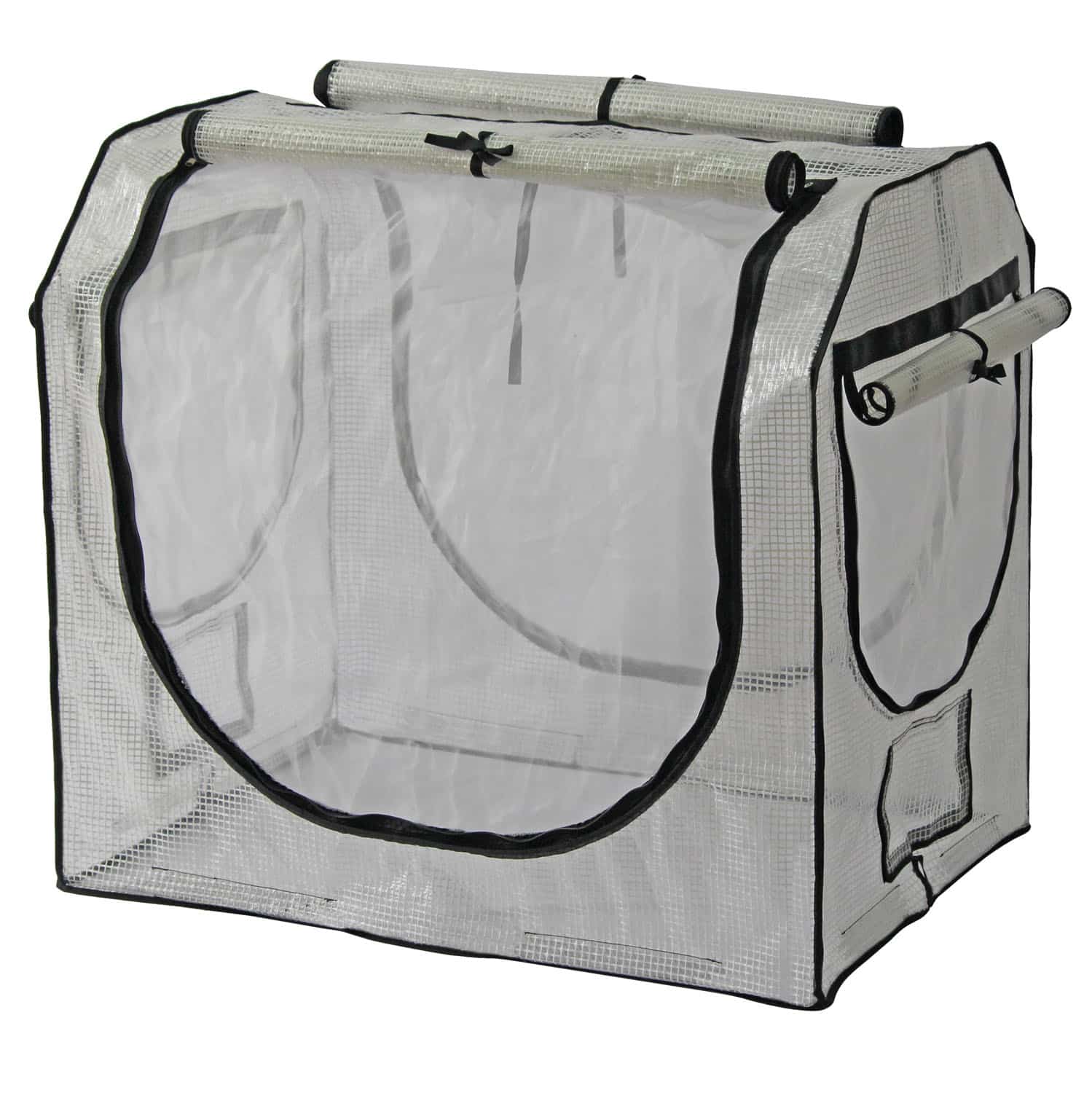 VegTrug 90cm Frame with PE Greenhouse and Shade Covers for Small 1m Classic Planter - Image 5