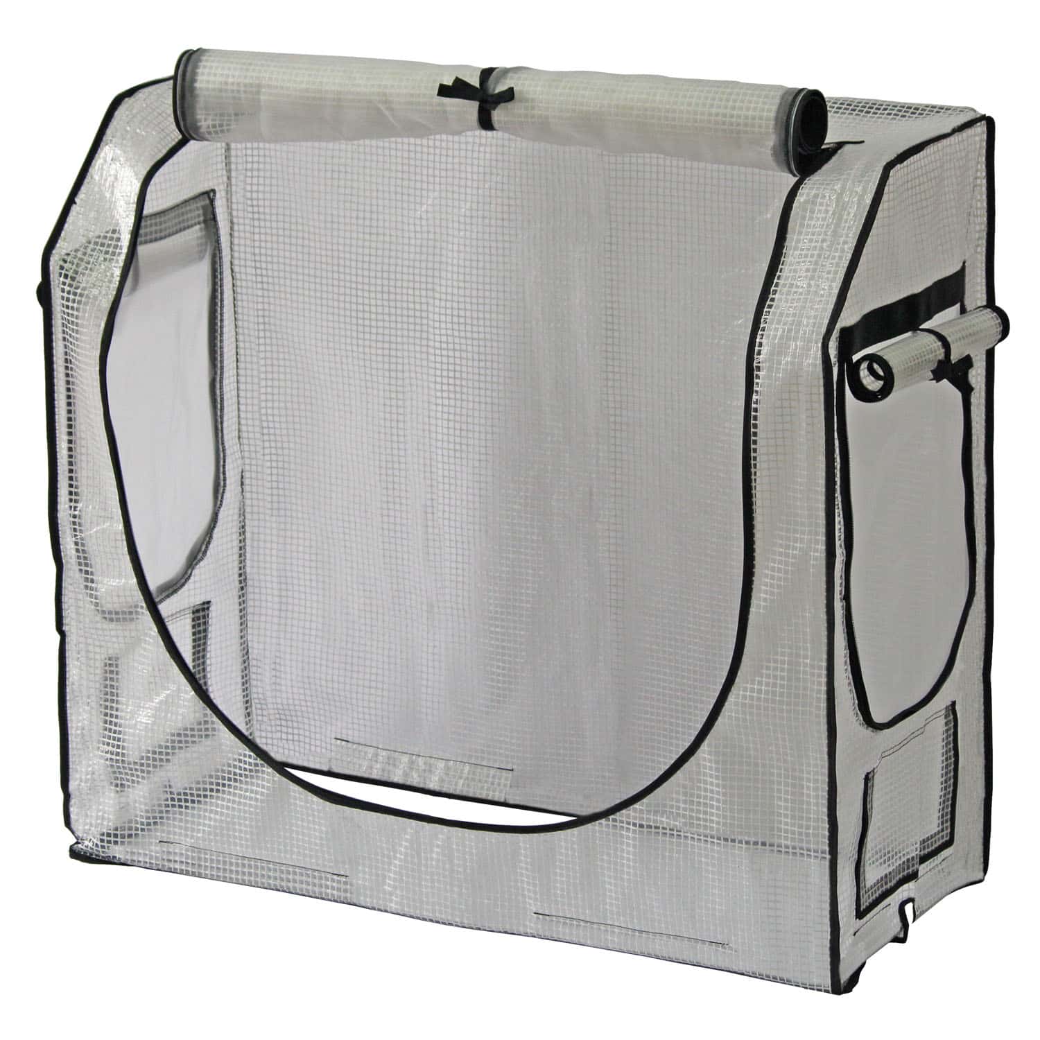 VegTrug 90cm Frame with PE Greenhouse and Shade Covers for Small 1m Wall-hugger - Image 4